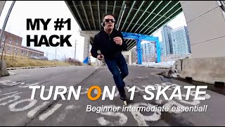#1 Hack For Turns On 1 Skate. It Works Instantly!