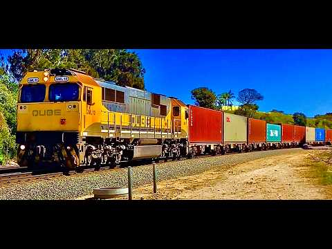 GML10 powers the 3145 ILS Freight Train from North Quay Terminal to Forrestfield – WA Rail Action!