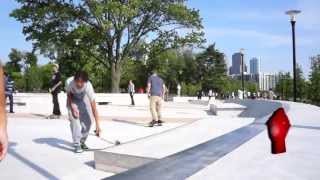 preview picture of video 'PAINES SKATE PARK GRAND OPENING ON PHILADELPHIA'S BENJAMIN FRANKLIN PARKWAY'