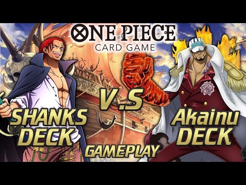 Akainu VS Shanks: The GREATEST One Piece Starter Deck Battle