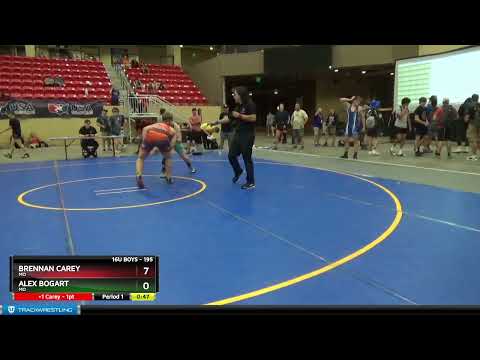 195 Lbs 1st Place Match - Brennan Carey, MO Vs Alex Bogart, MO 083e