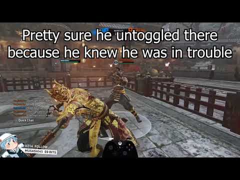 Fought salty Grand Master (The_Strander) toggling scripts in ranked duel