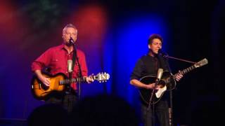 Billy Bragg, Joe Henry- I Heard That Lonesome Whistle (Hank Williams cover) 9/28/16  Philly