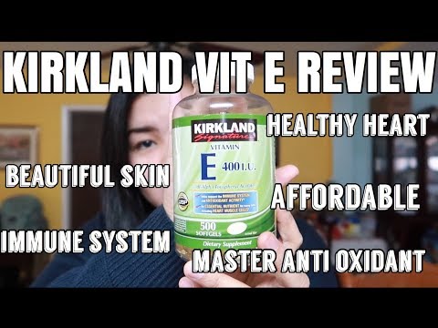 KIRKLAND VIT E REVIEW| BEAUTIFUL SKIN | HEALTH BENEFITS OF VIT E