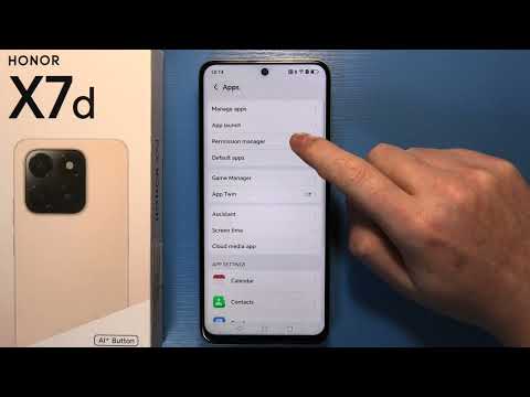 Honor X7D - How to Manage Call Logs App Permissions