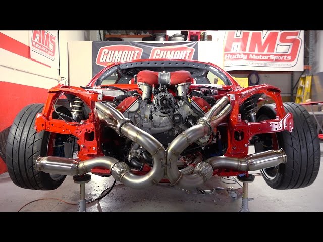 Toyota 86 with Ferrari 458 V-8 is an insane rev machine