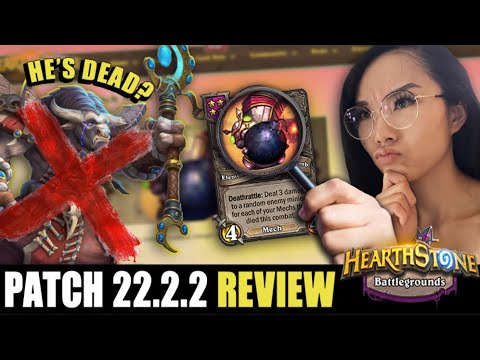 FULL PATCH 22.2.2 REVIEW - HUGE BUDDY CHANGES - HEARTHSTONE BATTLEGROUNDS