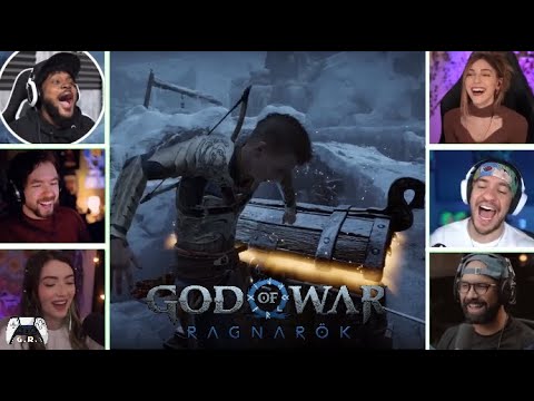 Gamers React to Atreus Trying to Punch a Chest Like Kratos | God of War: Ragnarök