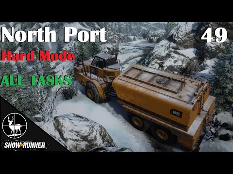 North Port ⚠️ SnowRunner Hard Mode ⚠️ All Tasks