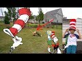 Cat In The Hat And Spiderman Headstand
