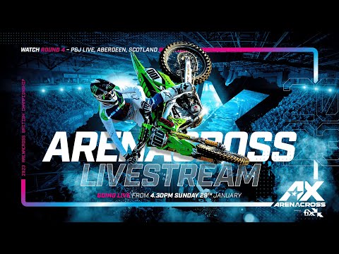 Arenacross Tour 2023 Round 4 Live Stream | P&J Arena Aberdeen | Presented by Fix Auto UK