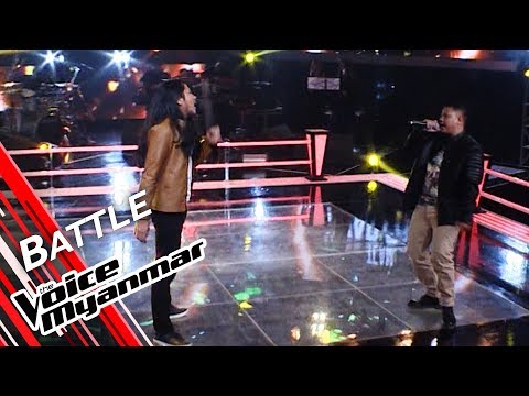 Novem Htoo VS Khine Zang: A Toe Ma Kha Ta Hnin Si (Lay Phyu) | Battle - The Voice Myanmar 2019