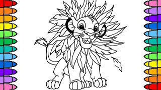 The Lion King Coloring Pages | Coloring Simba's Fun Adventure