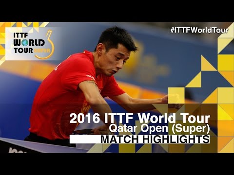 2016 Qatar Open Highlights: Zhang Jike vs Dimitrij Ovtcharov (1/4)