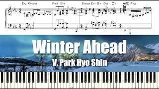 Download lagu V, 박효신 (PARK HYO SHIN) - Winter Ahead | Piano Tutorial | Sheet Music (피아노 악보) mp3