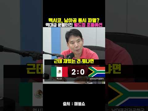 체코전 승리만큼이나 기분좋은 월드컵 소식