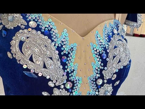 Ballet costume Queen of Snowflakes Nutcracker F 0093 - video 4