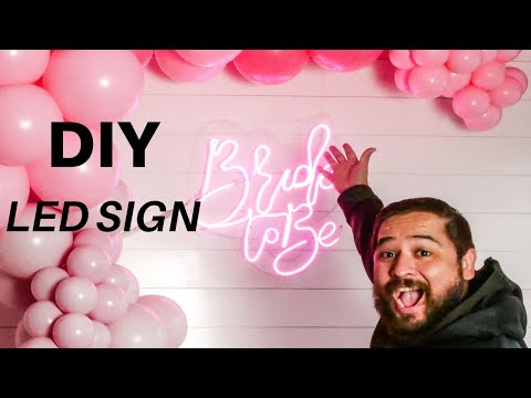 YouTube video about: Will you marry me neon lights?