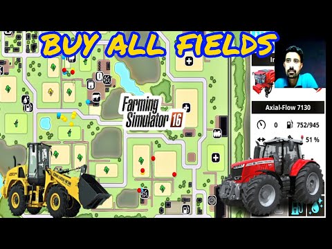 Buy all fields in farming simulator 16 | how to buy new field in fs 16