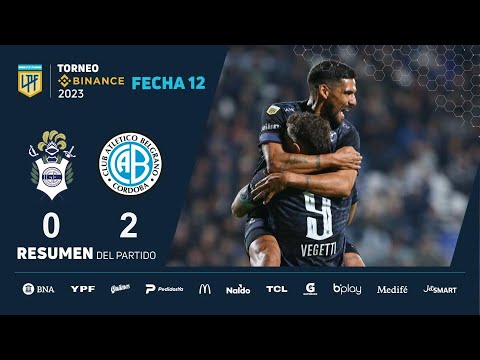 #TorneoBinance 2023 | Fecha 12 | resumen de Gimnasia - Belgrano