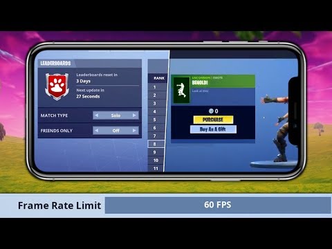 60fps stats and gifting coming to mobile soon fortnite mobile update leaks - fortnite solo leaderboards world cup