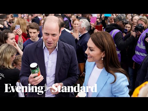 Watch: William and Kate greet Coronation concert guests in Windsor