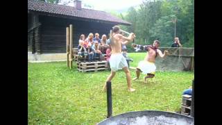 preview picture of video 'Gladiatorenkampf im Sola 2012 der Pfadi Thierstein Stein'