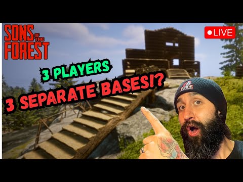🔴 Sons of the Forest Co-Op Challenge – Every Player Builds Their Own Base!