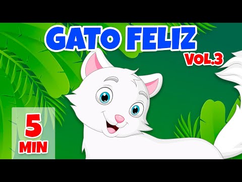 Gato Feliz Vol. 3 - Giramille 5 min | Desenho Animado Musical