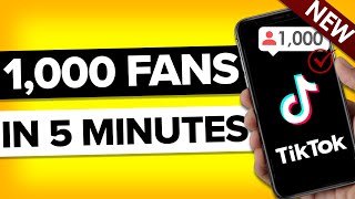 How To Get 1000 TikTok Followers in 10 Minutes (WITH PROOF)