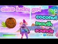 ASMR Fortnite Relaxing Coconut Mouth Sounds 2 Whispering Repetitive Trigger Words