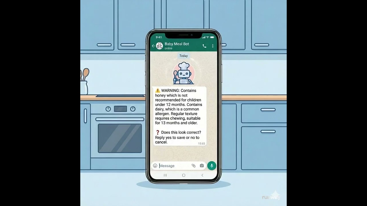 BabyMealBot demo video