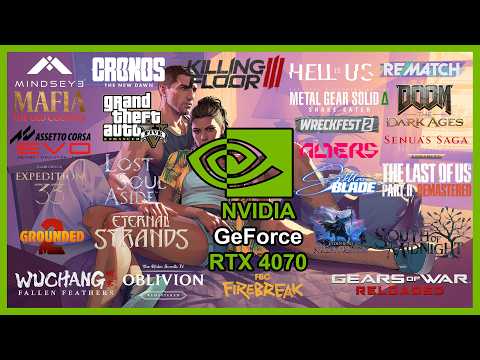 RTX 4070 - Test in 25 Games Released in 2025 (1440p)