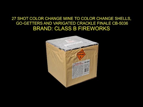 27 Shot Color Change Mine to Color Change Shells, Go-Getters and Variegated Crackle Finale