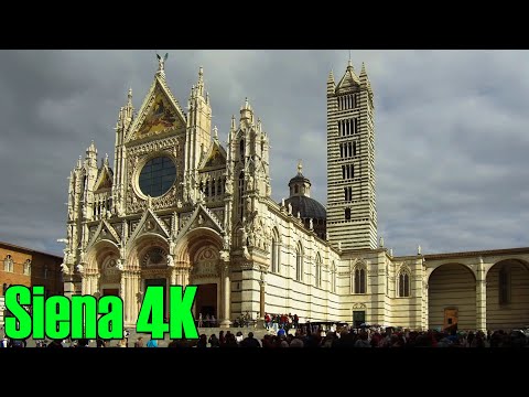 Siena, Italy. Walking tour [4K].