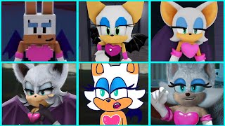 Sonic The Hedgehog Movie - ROUGE ROBLOX VS ROUGE THE BAT Uh Meow All Designs Compilation 2