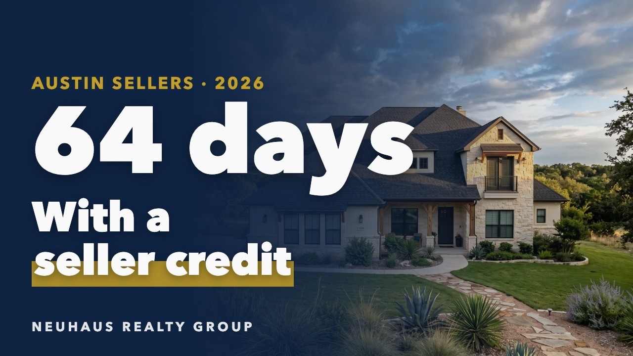 Austin Homes That Advertised Seller Credits Sat Twice as Long