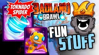 BADLAND BRAWL - FUN - CRAZY Tornado Flying Spider!
