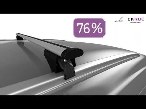 Erkul Wizard Universal Crossbar - For Flush Roof Rails