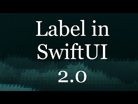 Label In SwiftUI 2.0