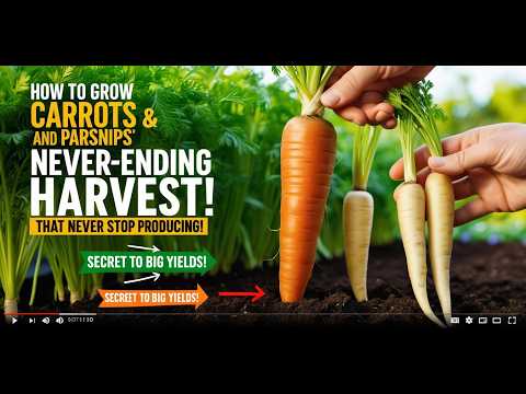 How to Grow Carrots and Parsnips That Never Stop Producing!