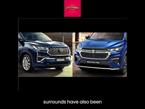 Maruti Invicto vs Toyota Innova Hycross - Exterior Design Differences