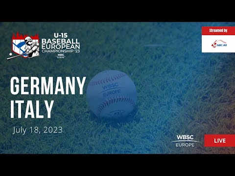 2 U-15 Baseball European Championship: Germany VS Italy