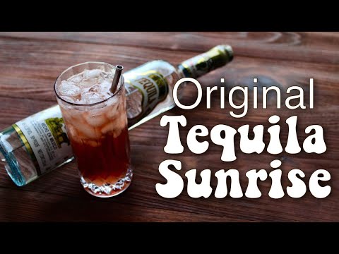 Classic 1930s Tequila Sunrise