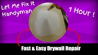 Fast & Easy Drywall Repair