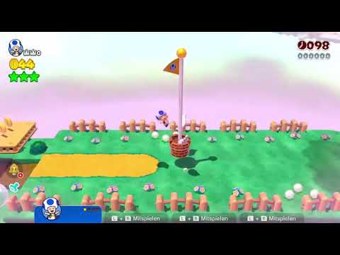 Super Mario 3D World (Switch) 9-4 Speedrun - Time: 2 (Tied WR)