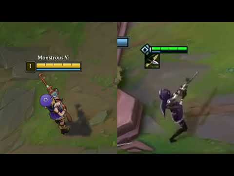 Caitlyn old model vs new TFT model (side by side)