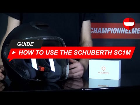 Schuberth SC1M Bluetooth Communication System Installation and Review - ChampionHelmets.com