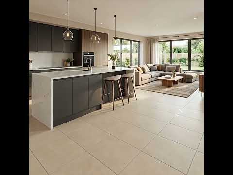 Carrelage sol moderne Vitra beige 84x84 cm