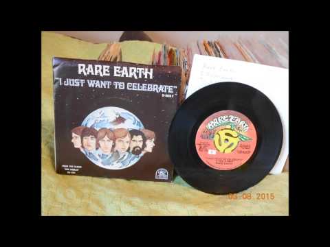 Rare Earth I Just Wanna Celebrate 45 rpm mono mix